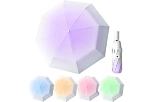 EEPLUYTY Parasol kieszonkowy z automatycznym otwieraniem i zamykaniem, wiatroodporny 8-biegunowy parasol, wiatroszczelny składany parasol, cień anty-uv