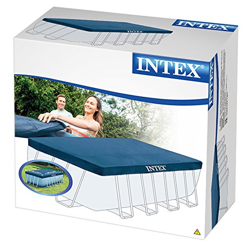 Intex 28037 Abdeckplane rechteckig Vinyl blau 400 x 200 x 20 cm - 4