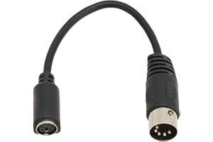TOPIKY pour Adaptateur de Convertisseur de Souris Clavier 5 Broches DIN Mâle vers Mini DIN 6 Broches Femelle Cordon Adaptateur de Souris Clavier pour 5.9in