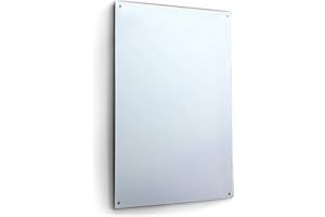 MIRROROUTLET New 6Ft X 4Ft 183 X 121cm Mirror Glass With 4 Holes Home Gym Dance Studio Etc