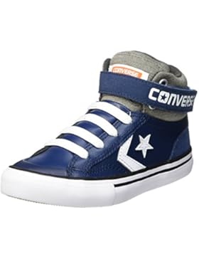 Converse Unisex-Kinder Pro Blaze Strap Hi Navy/Storm Wind/White Hohe Sneaker