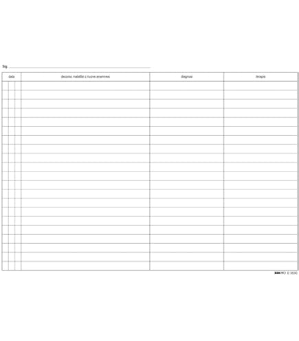 100 Schede Per Dentisti EDIPRO - Formato 17x24 Cm, Registro Universale - Foto 2