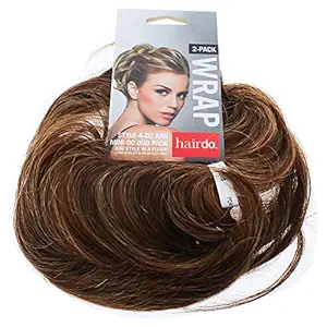 Hairdo Style-A-Do and Mini-Do Duo Pack - R28S Glazed Fire Bright Red for Women - 2 Pc Hair Wrap