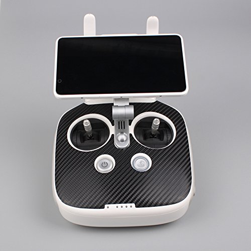 kingwon Karbonfaser Aufkleber wasserabweisend PVC Aufkleber Wrap Shell Skin für Quadcopter DJI Phantom 4 Pro/4 Pro + und Fernbedienung Controller - 5