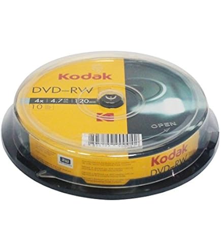 DVD-RW 10 Adet 4x 4.7GB Caxebox Yazılabilir DVD : Amazon.com.tr