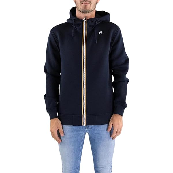 Blouson Sherpa K-Way SAMSON 4.0 ORSETTO MARINE/ECRU - Prêt-à-Porter