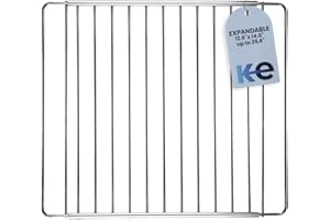 Anakel Home Backofen Gitterrost Ausziehbar 30,5 x 39-60 cm | Grillrost Edelstahl, Backofenrost Verstellbar, Ofen Gitter | Edelstahl