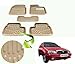 Auto Hub 4D Premium Car Mats For Maruti Suzuki Esteem - Beige RS.899.00