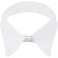 TRIXES Fashion White Detachable Round Collar Choker - False Collar for Women Girls Outfits - Wednesday Fancy Dress Accessory - One Size