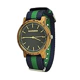 Munixwood Holzarmbanduhr Fresh Summer mit Wechselarmbänder