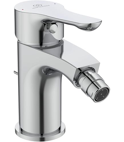 Ideal Standard BC559AA Ceraplan III Slim - Rubinetto Per Lavabo Con Scarico A Tirante, Miscelatore A Risparmio Idrico - 2