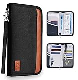 ESPACIOSO - Con 18 compartimentos divisorios, este kit es perfecto para guardar pasaportes y boletos de toda la familia.