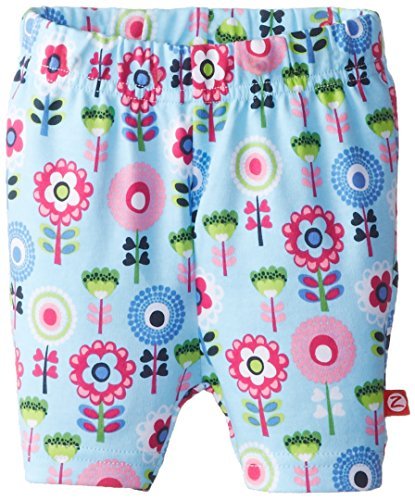Zutano Baby-girls Infant Dizzy Daisy Bike Shorts, Bluebird, 12 Months Color: Bluebird Size: 12 Months (Baby/Babe/Infant - Little ones)
