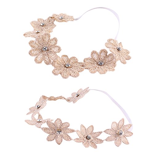 Baby Blumen Kopfschmuck Stirnband Haarband - 6