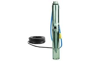 GENERICO 4GS11 POMPA SOMMERSA PER POZZI LOWARA 4GS11T HP1.5 V400 TRIFASE 90LTMIN 9.4BAR MAX MOTORE EBARA (V400+CAVO 35MT)