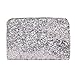 Produktbild HUAYANG Fisch schuppen Clutch Handtasche Pailletten Geldbörse mit Kreditkarte Pocket Tasche(silber)