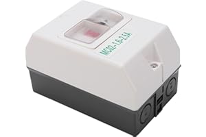NATUDECO 220 V/380 V Interruptores de protección de motor MC02-1.6-2.5A Interruptores automáticos en miniatura Interruptor de aire de protección contra fugas de 50/60 Hz Aparatos de control distribución