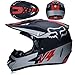 Produktbild GWJ Erwachsener Off-Road-Helm DOT Dirt Bike Motocross ATV Motorrad Offroad/Brille/Maske/Handschuhe XL,Matteblacksilver,M