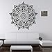 Produktbild Mandala Blume Indische Schlafzimmer Wandaufkleber Tür Aufkleber Kunst Aufkleber Wanddekoration Poster Home Wandaufkleber A9 57 * 57 CM