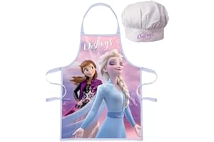 Palleon Frozen Królowa lodu zestaw kucharski dla dzieci fartuch kuchenny i czapka kucharska