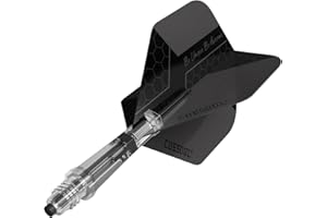 CUESOUL KOFF Carbon Dart Shaft with Replacement Shaft End,Big Standard Shape Flights