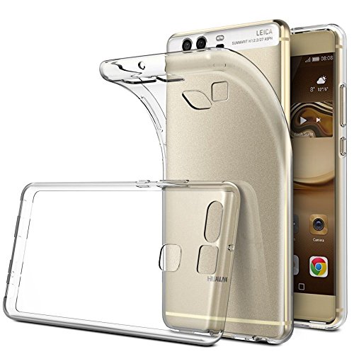 Funda Carcasa Gel Transparente para HUAWEI P9  Ultra Fina 0 33mm  Silicona TPU de Alta Resistencia y Flexibilidad  Electr  nica Rey  