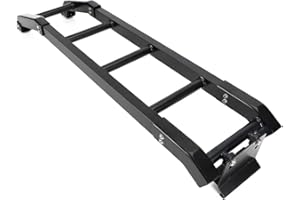 ‎AREYOURSHOP Areyourshop Aluminium Car Rear Tail Door Ladder Climbing Auto Rückseite Schwanz Tür Leiter Klettern für Suzuki Jimny 2019+ BLK