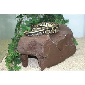 Versteckhöle Reptile Cave, mittel, ca 30 x 20 x 18 cm rötlich