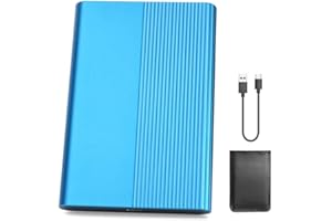 Riyth Disco Duro Externo, Disco Duro Externo Portátil SATA 2,5" HDD,USB Cable Compatible con Xbox,PC,Desktop, Laptop, Chromebook.F131F（Azul