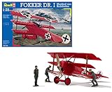 Hélice móvil Revell- Dr.I Maqueta Fokker DR. I Manfred Von Richthofen, Kit de Modelo, Escala 1:28 (4744) (04744)