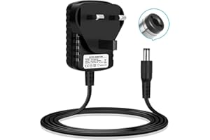 Aieve Power Cable for Rockjam Keyboard, 9V DC Power Supply Charger Adapter Plug for RockJam Keyboard Piano RJ-661, RJ761, RJ654, RJ549, RJ461, Reebok GB50 Exercise Bike