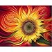 Produktbild Wanfor Sunflower DIY Digital Ölgemälde Malen Nach Anzahl Leinwand Wohnkultur Kein Rahmen für Erwachsene und Kinder Gemälde