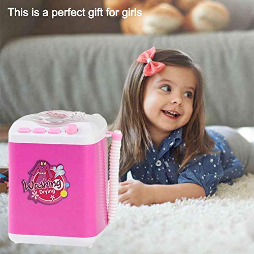 Preisvergleich Produktbild Adminitto88 Mini Kleingeräte Küche Spielzeug, Simulierte Elektrische Waschmaschine Spielzeug, Rollenspiel Waschmaschine