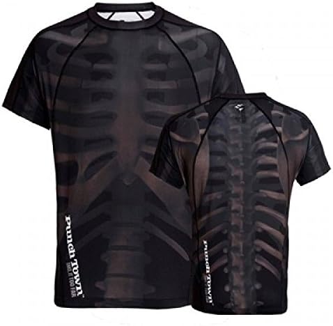 PUNCHTOWN FRACTURE SHORT SLEEVE RASHGUARD - MMA Training GYM Sparring