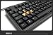 Produktbild Zhuhaixmy Metal Zinc Transparent WASD Keycap Key Cap Keyset Button Gold for Cherry MX/OEM Mechanical Keyboard