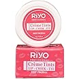 Riyo Professional Lip and Cheek Tint - Dark Pink | Lip Tint for Women | Creme Based | Natural & Organic | 8 gm