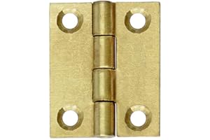 KEYMET 20 Schatullen - Gerollte Scharniere 20 x 25 mm Vermessing