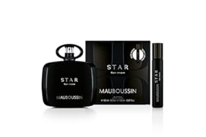 ‎MAUBOUSSIN Mauboussin Star For Men 90 ml + 20 ml (Travel Spray) – Eau de Parfum für Herren – Duft Holz & Bernstein