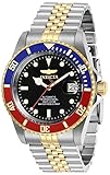 Invicta Pro Diver Herren-Armbanduhr Armband Edelstahl Gold Automatik 29180