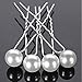 Cheap4uk 20pcs Charm Fashion Party Wedding Bridal White Pearl Hair Stick Pins Clips Grips