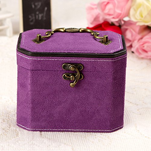 Preisvergleich Produktbild lzzfw Schmuckschatulle Weihnachtsgeschenk Box Prinzessin Europäischen Ring Ohrringe Halskette Armband Parfüm Kosmetik Schmuck Lagerung Schmuckschatulle, Lila
