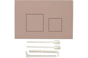 LVYXON Piastra di scarico per sciacquone, doppia piastra per sciacquone, per GEBERIT Sigma01/Sigma20/Sigma21/Sigma30/Sigma50 UP300 (Khaki)