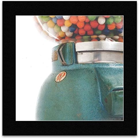 Vintage - Chewing Gum Vending Machine 1950 Mini Poster - 40x40cm