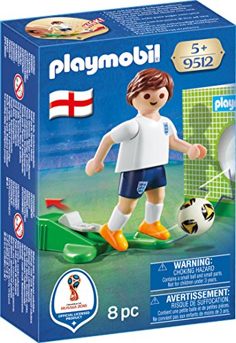 Playmobil Fútbol- Jugador Inglaterra, (9512)