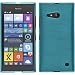 Produktbild PhoneNatic Case für Nokia Lumia 730 Hülle Silikon blau brushed + 2 Schutzfolien