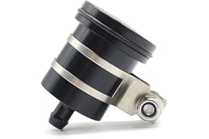 MZ-STORE Motocicleta Universal Depósito de Líquido de Frenos Embrague Copa de Aceite para S1000R S1000RR S1000XR R1200GS LC ADV F800GS F700GS F650GS F800R(Negro)