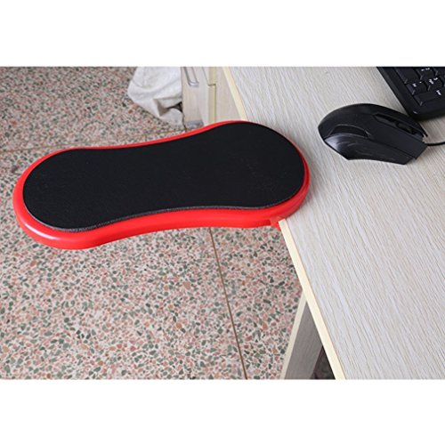 HENGSONG 1x PC Computer Laptop Arm Handgelenkauflage für Ausflüge Tabelle Pad Unterstützung Unterarm Armlehne (Rot) - 3