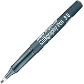 Artline Ergoline Calligraphy Pen 3.0 Kaligrafi Kalemi, 3.0 mm, Siyah