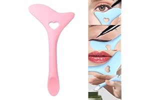 CRICIA Silikonowe szablony do eyelinera, wielokrotnego użytku, szablony do rzęs, przewodnik Lazy Eye Makeup Cut Crease Tool Eyeliner szablony do oczu