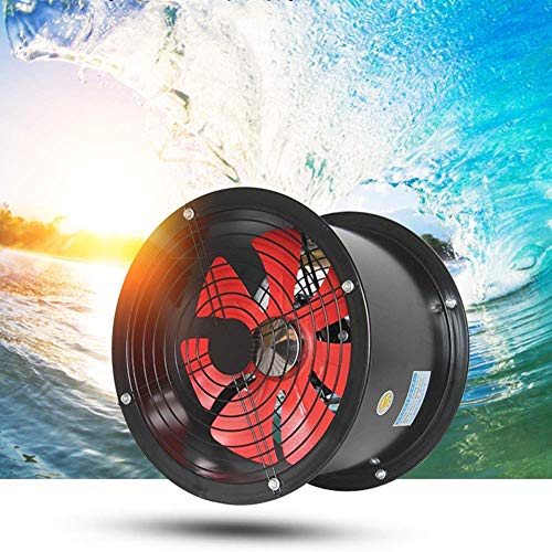 Preisvergleich Produktbild StarsFsan 400mm Abluftventilator Hochleistungs Inline Rohrventilator Mischstrom Lüftungsanlage Abluft für Zimmer Badezimmer Küche,ZL400